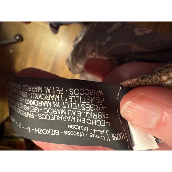 ZARA WOMAN M Maxi Long Sleeve Floral Patchwork Colorblock Shirt Kimono Dress - Picture 12 of 12